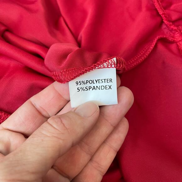 NWT Truth Culture by Evie's Closet Size 14 Ruby Velour Dress - Picture 6 of 6